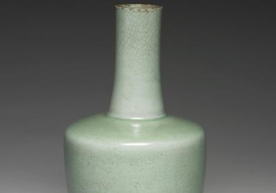 图片[2]-Mallet vase with bluish-blue glaze, Ru ware, Northern Song dynasty, Late 11th- early 12th century-China Archive